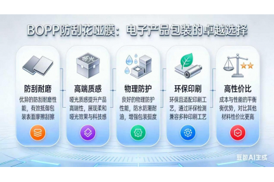 BOPP 防刮花啞膜 —— 電子產(chǎn)品包裝盒的隱形守護(hù)盾